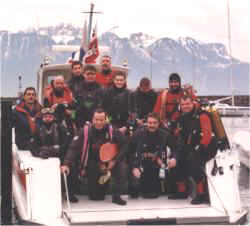 Le groupe de plonge